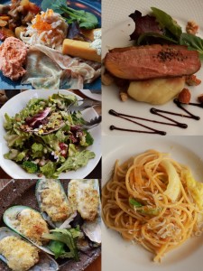 肉コースコラージュ